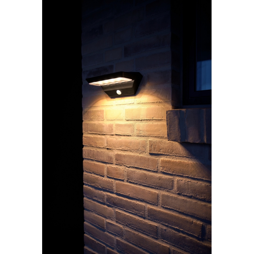 Nordlux - LED Solarna zidna svjetiljka sa senzorom AGENA LED/5W/3,7V IP44