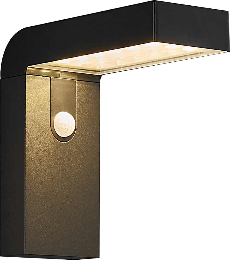 Nordlux - LED solarna zidna svjetiljka sa senzorom ALYA LED/5W/3,7V IP44 2200 mAh