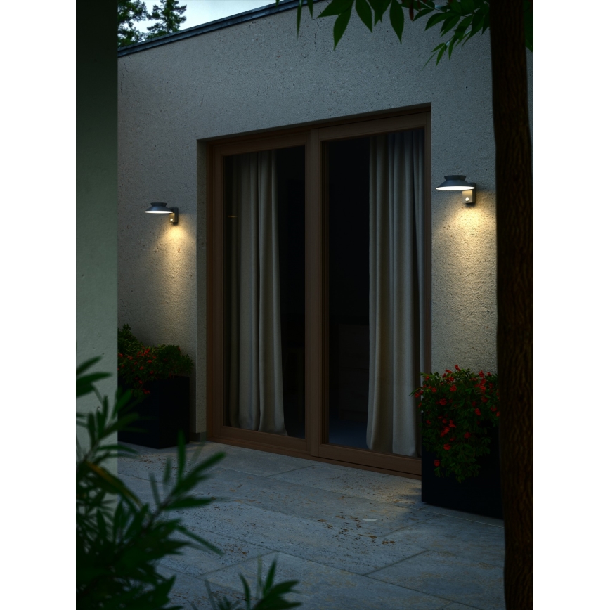 Nordlux - LED Solarna zidna svjetiljka sa senzorom JUSTINA LED/5W/3,7V IP44