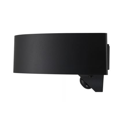 Nordlux - LED Solarna zidna svjetiljka sa senzorom MONAY LED/5W/5V 3000K IP44 2000 mAh crna