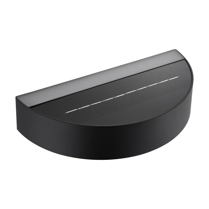 Nordlux - LED Solarna zidna svjetiljka sa senzorom MONAY LED/5W/5V 3000K IP44 2000 mAh crna