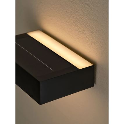 Nordlux - LED Solarna zidna svjetiljka sa senzorom MONAY LED/5W/5V 3000K IP44