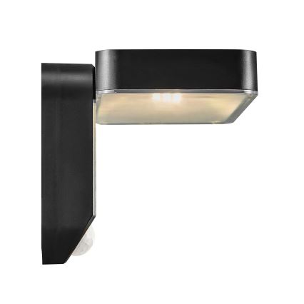 Nordlux - LED Solarna zidna svjetiljka sa senzorom RICA LED/5W/3,7V IP44 2200 mAh uglast