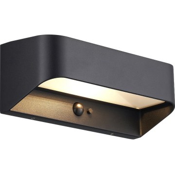 Nordlux - LED solarno svjetlo sa senzorom MARCELLIO LED/5W/5V IP54 2200 mAh crna