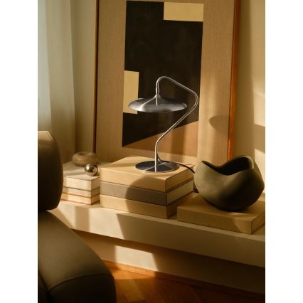 Nordlux - LED stolna lampa ARTIST LED/15W/230V, nehrđajući čelik
