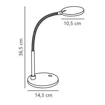 Nordlux - LED Stolna lampa DOVE LED/4,5W/230V