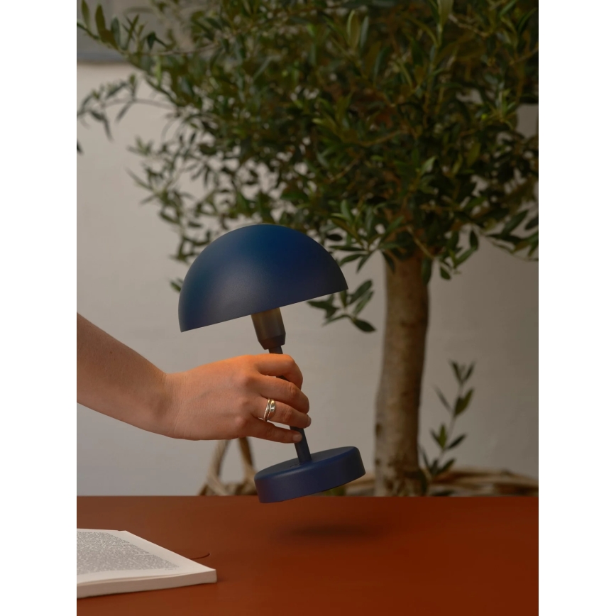 Nordlux - ELLEN LED punjiva dodirna vanjska stolna svjetiljka, s mogućnošću prigušivanja, LED/2,8W/3,7V IP44, plava