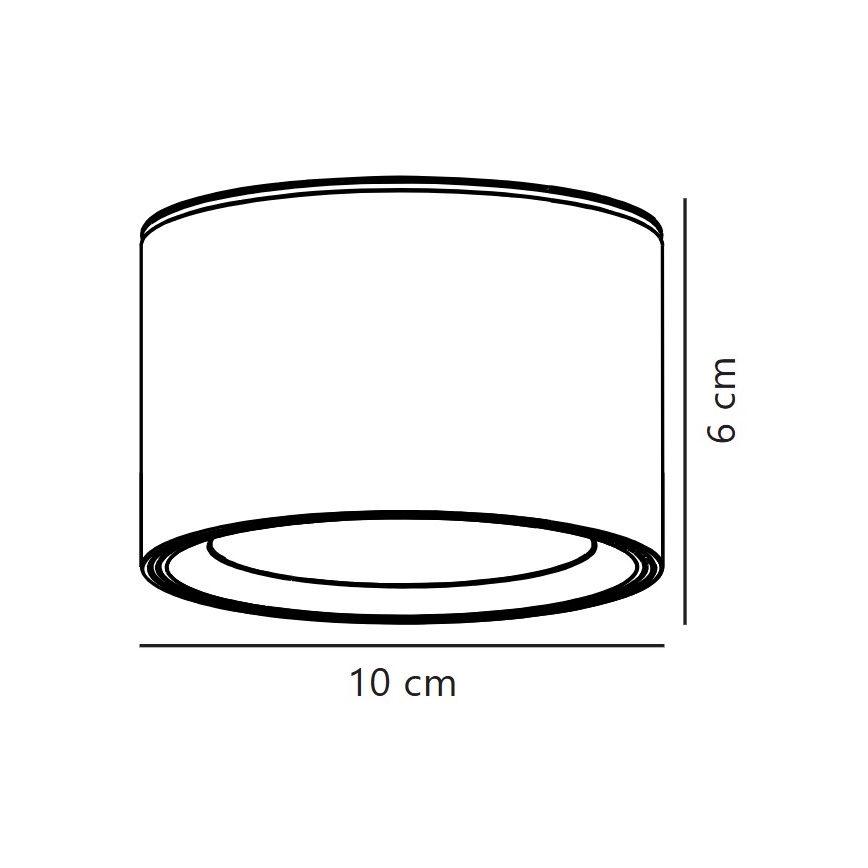 Nordlux - LED Ugradiva točkasta svjetiljka FALLON LED/5,5W/230V 2700K promjer 10 cm bijela