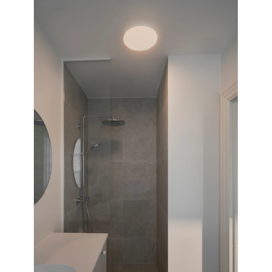 Nordlux - LED prigušivo kupaonsko stropno svjetlo SERENOVA LED/10/15W/230V 3000/4000/5700K pr. 28 cm IP65 bijela