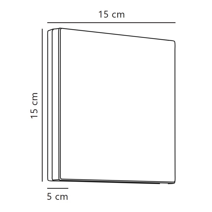Nordlux - LED Vanjska zidna svjetiljka ARTEGO LED/7,2W/230V 3000K IP54