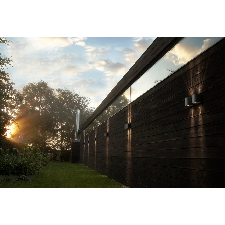 Nordlux - LED vanjska zidna svjetiljka CANTO 2xLED/5,5W/230V IP44 siva