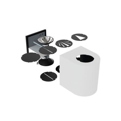 Nordlux - LED vanjska zidna svjetiljka CANTO 2xLED/5,5W/230V IP44 siva