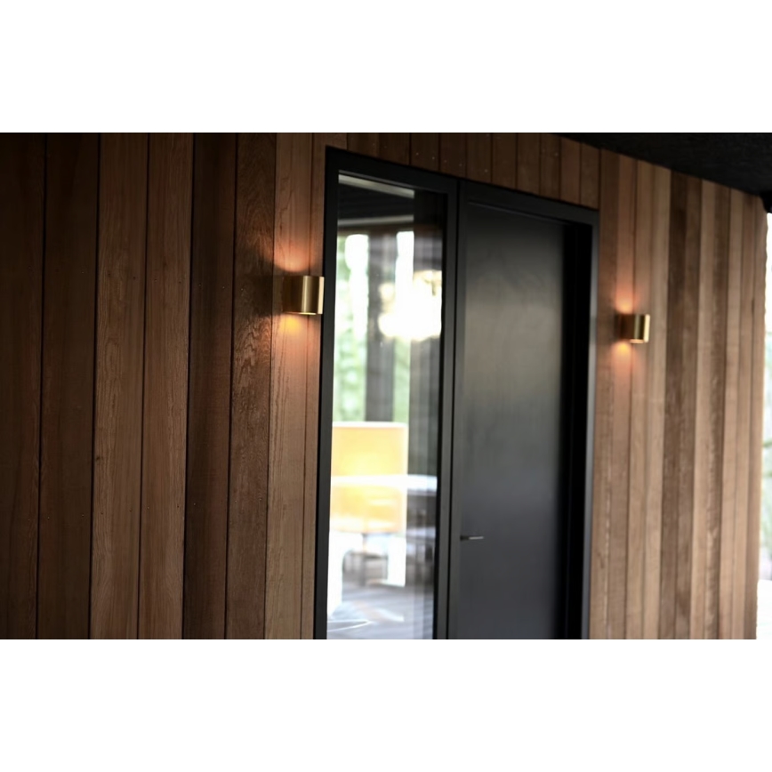 Nordlux - LED vanjska zidna svjetiljka CANTO 2xLED/5,5W/230V IP44 zlatna