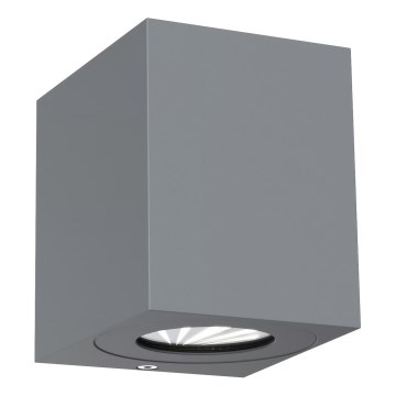 Nordlux - LED vanjska zidna svjetiljka CANTO 2xLED/5W/230V IP44 siva