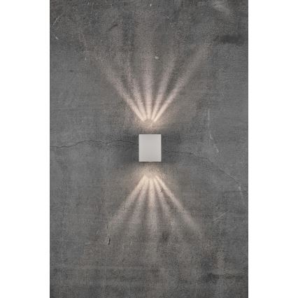 Nordlux - LED vanjska zidna svjetiljka CANTO 2xLED/6W/230V IP44 bijela