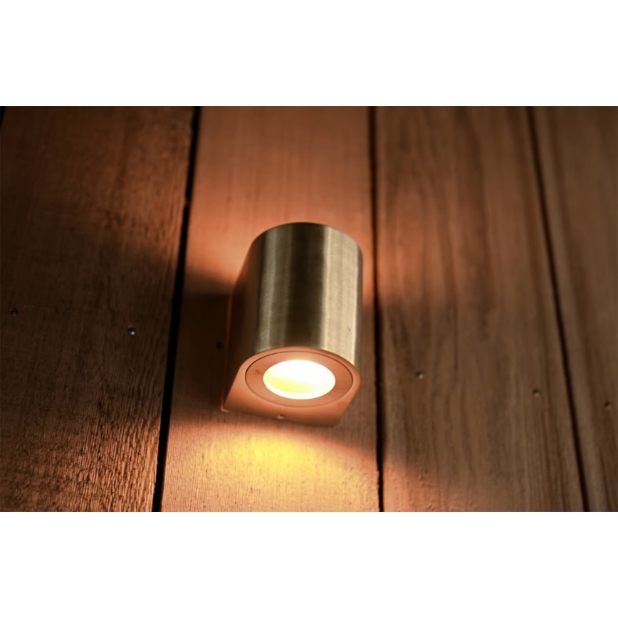 Nordlux - LED vanjska zidna svjetiljka CANTO 2xLED/6W/230V IP44 mesing