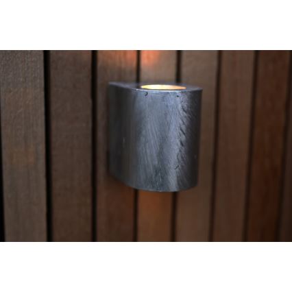 Nordlux - LED vanjska zidna svjetiljka CANTO 2xLED/6W/230V IP44 srebrna