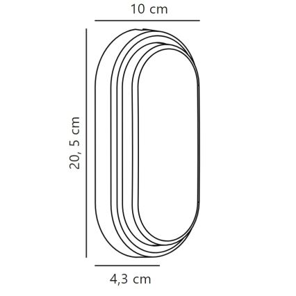 Nordlux - LED Vanjska zidna svjetiljka CUBA LED/6,5W/230V IP54 bijela