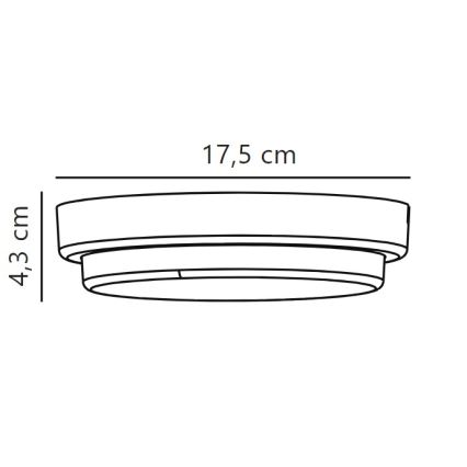 Nordlux - LED Vanjska zidna svjetiljka CUBA LED/6,5W/230V IP54 pr. 17,5 cm bijela