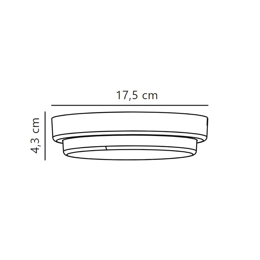 Nordlux - LED Vanjska zidna svjetiljka CUBA LED/6,5W/230V IP54 pr. 17,5 cm bijela