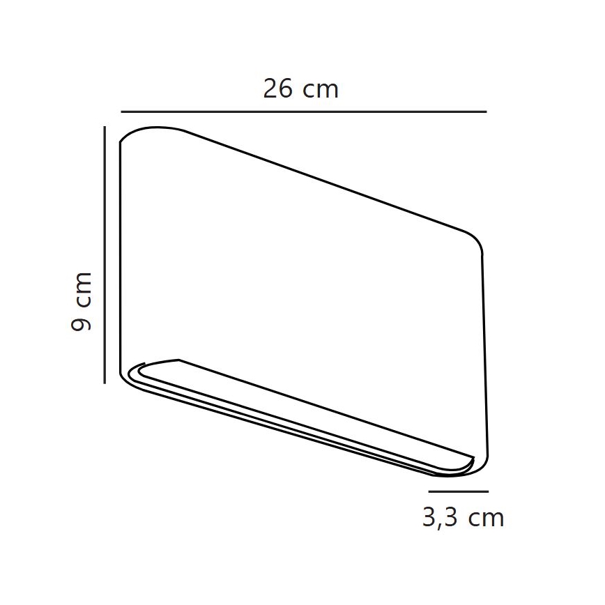 Nordlux - LED vanjska zidna svjetiljka KINVER LED/10W/230V IP54 bijela