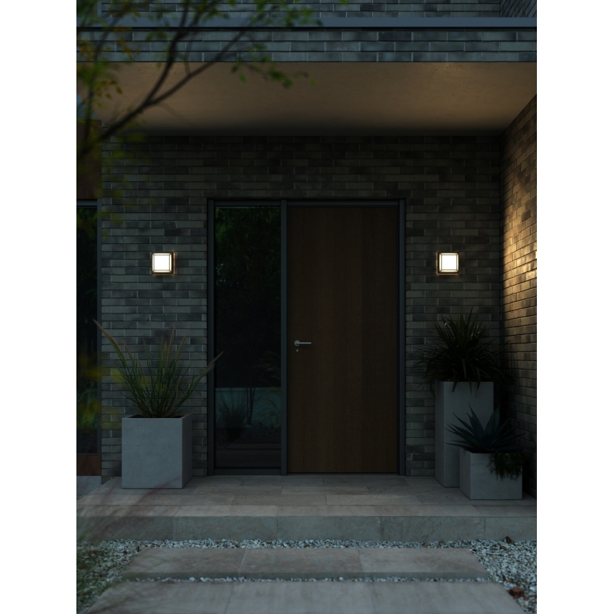 Nordlux - LED Vanjska zidna svjetiljka OLIVER LED/9W/230V IP54 17,5x17,5 cm