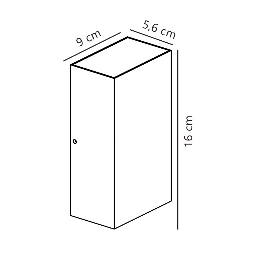 Nordlux - LED Vanjska zidna svjetiljka ROLD LED/10,5W/230V 3000K IP54 krem