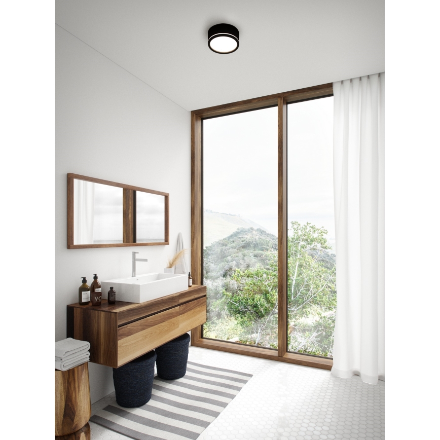 Nordlux - LED vanjsko zidno svjetlo s prigušivanjem AVA SMART LED/9,5W/230V 2700K IP54 crna
