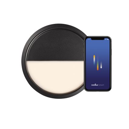 Nordlux - LED vanjsko zidno svjetlo s prigušivanjem AVA SMART LED/9,5W/230V 2700K IP54 crna