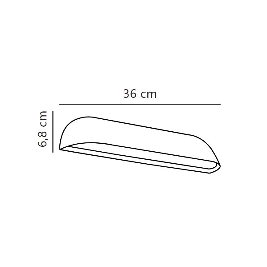 Nordlux - LED vanjsko zidno svjetlo FRONT LED/11W/230V IP44