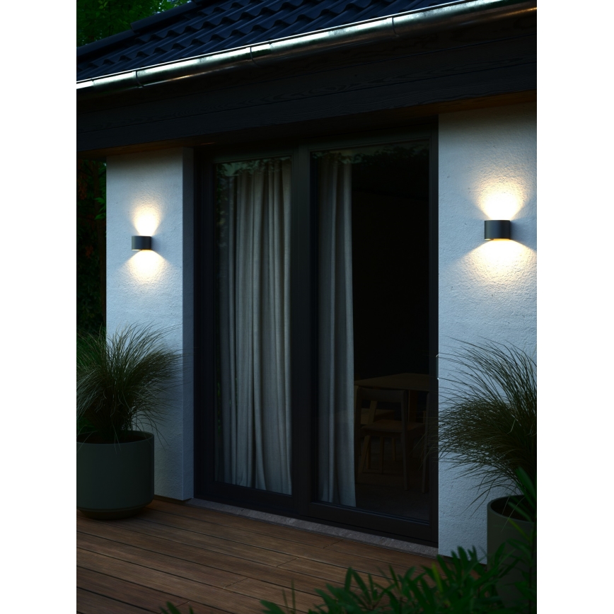 Nordlux - LED vanjsko zidno svjetlo MILDA LED/4,9W/230V IP44 antracit