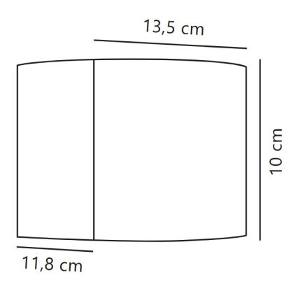 Nordlux - LED vanjsko zidno svjetlo MILDA LED/4,9W/230V IP44 antracit