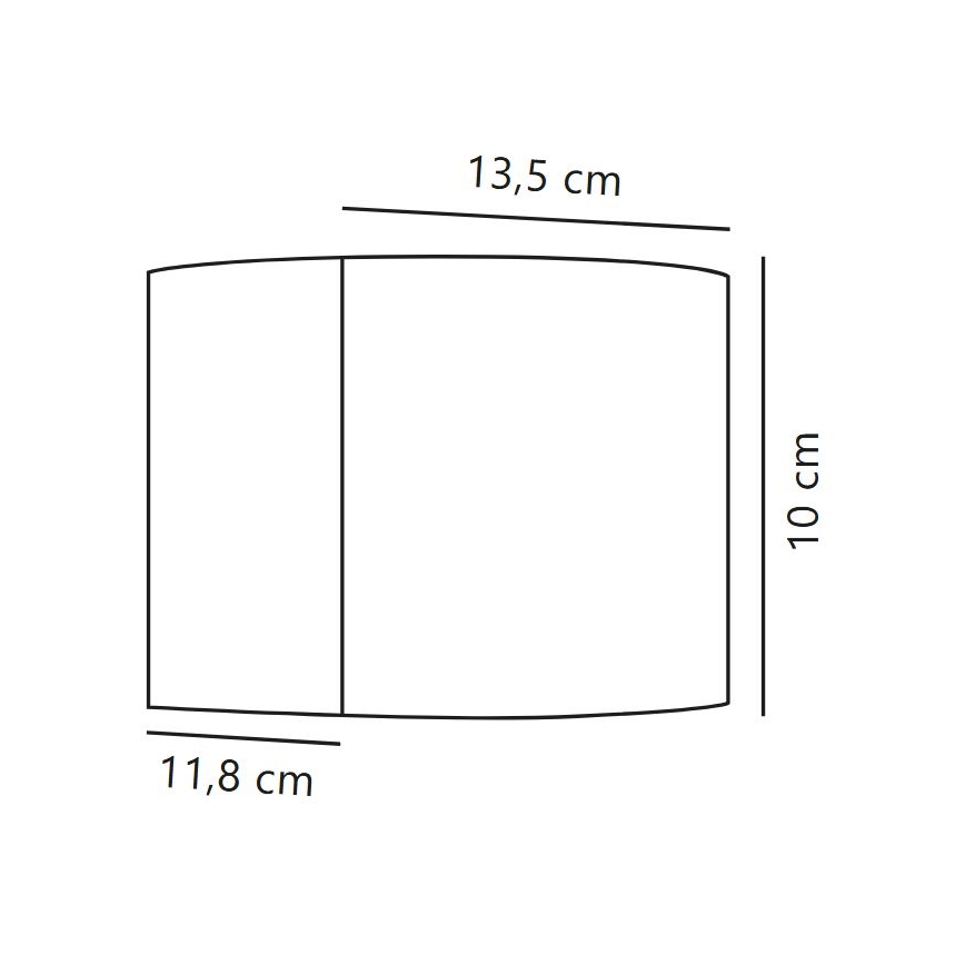 Nordlux - LED vanjsko zidno svjetlo MILDA LED/4,9W/230V IP44 antracit