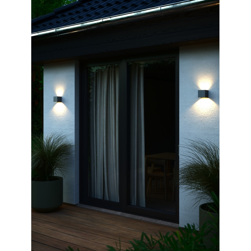 Nordlux - LED vanjsko zidno svjetlo MILDA LED/4,9W/230V IP44 antracit