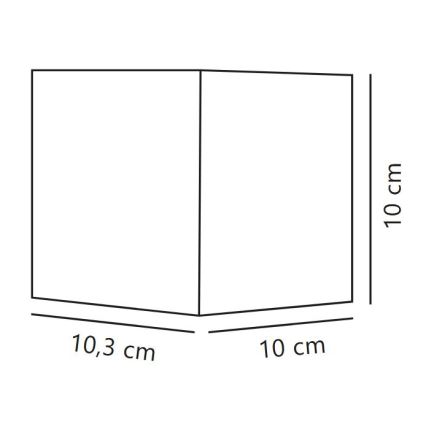 Nordlux - LED vanjsko zidno svjetlo MILDA LED/4,9W/230V IP44 antracit