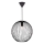 Nordlux - Luster na kabelu BERONI 1xE27/60W/230V crna