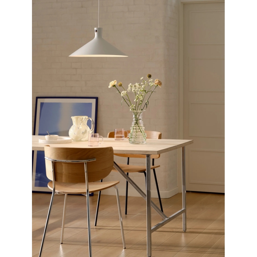 Nordlux - Luster na kabelu DORINA 1xE27/60W/230V bijela