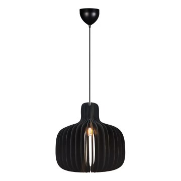 Nordlux - Luster na kabelu HAZO 1xE27/60W/230V crna