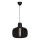Nordlux - Luster na kabelu HAZO 1xE27/60W/230V crna