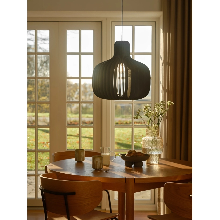 Nordlux - Luster na kabelu HAZO 1xE27/60W/230V crna