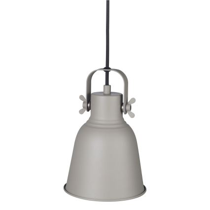 Nordlux - Luster na sajli ADRIAN 1xE27/25W/230V pr. 16 cm siva