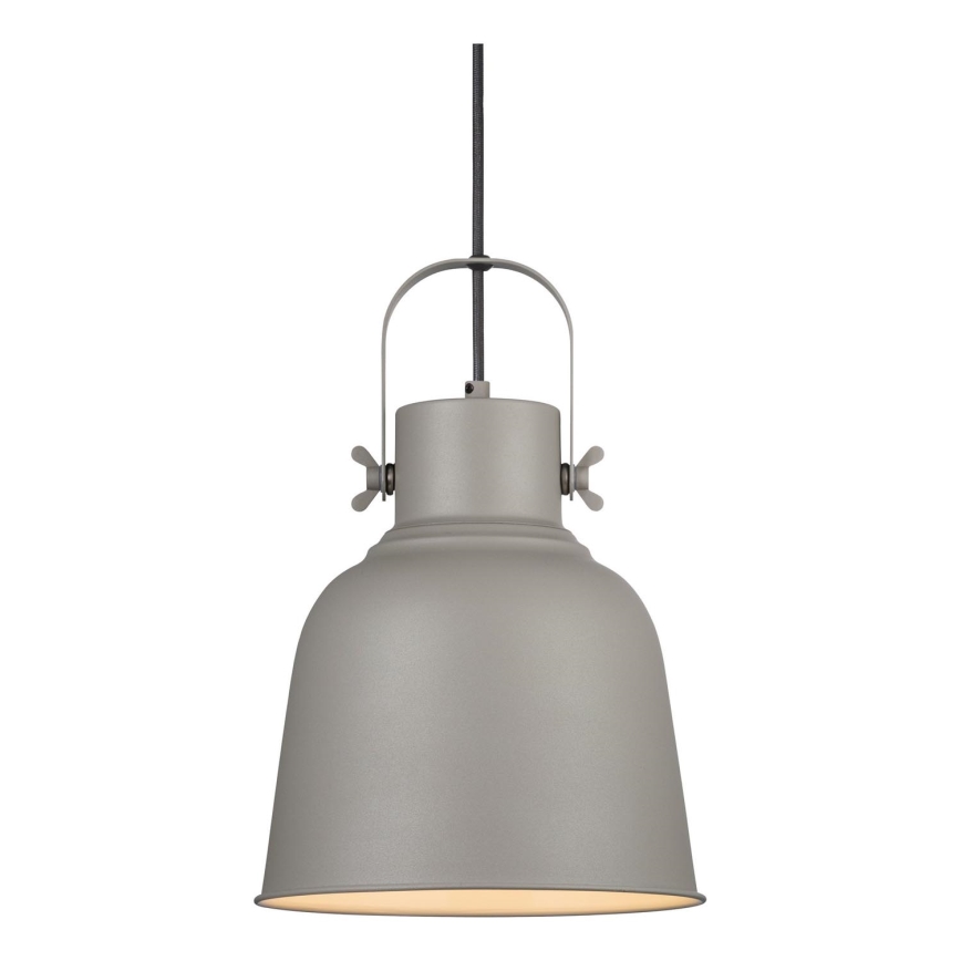 Nordlux - Luster na sajli ADRIAN 1xE27/25W/230V pr. 25 cm siva