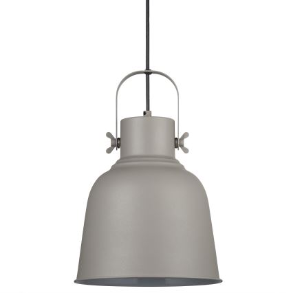 Nordlux - Luster na sajli ADRIAN 1xE27/25W/230V pr. 25 cm siva