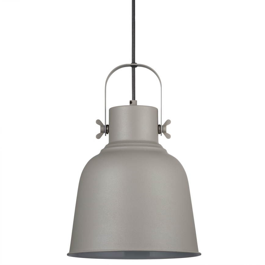 Nordlux - Luster na sajli ADRIAN 1xE27/25W/230V pr. 25 cm siva