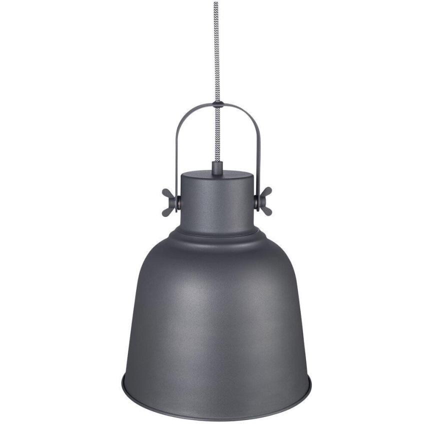 Nordlux - Luster na sajli ADRIAN 1xE27/40W/230V pr. 25 cm antracit