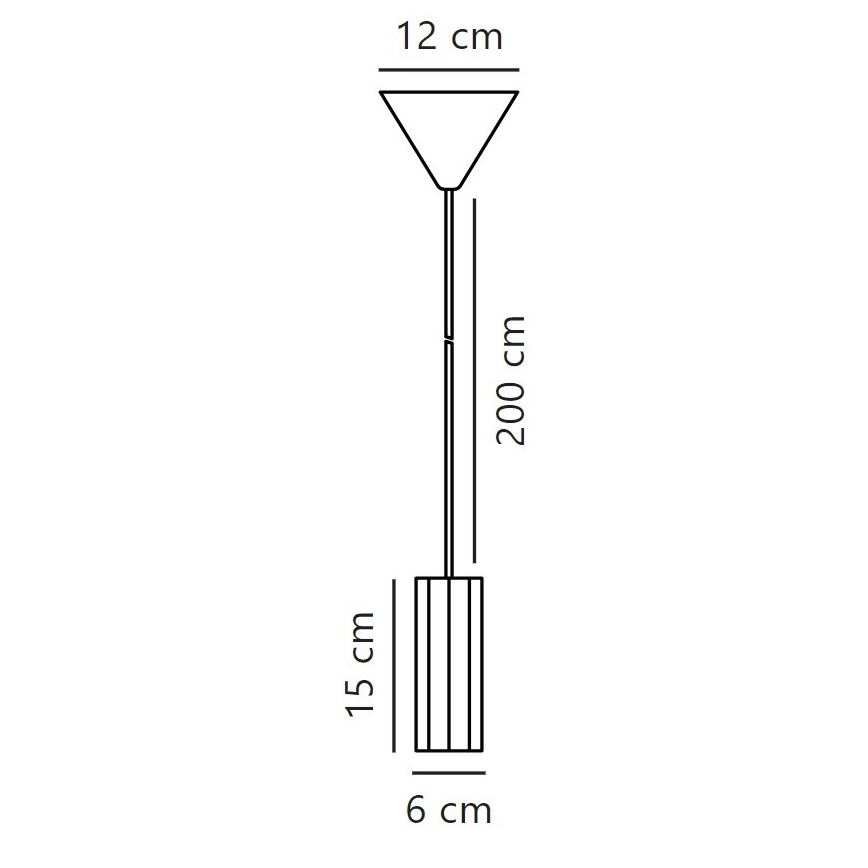 Nordlux - Luster na sajli ALANIS 1xGU10/15W/230V
