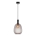 Nordlux - Luster na sajli ALTON 1xE27/60W/230V crna
