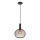 Nordlux - Luster na sajli ALTON 1xE27/60W/230V crna