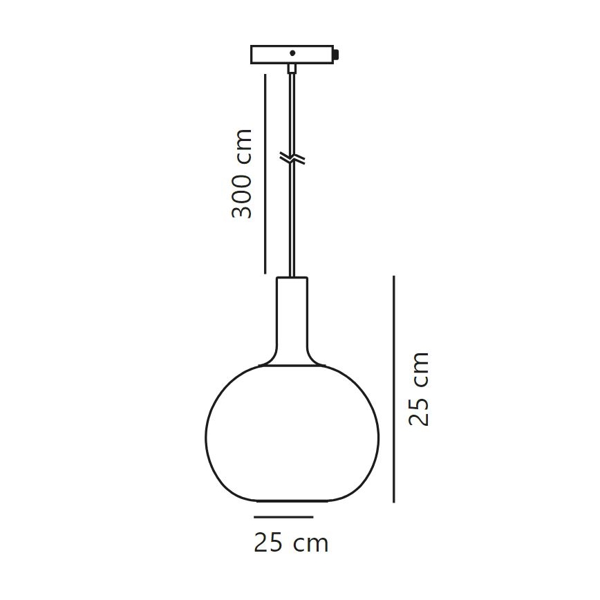 Nordlux - Luster na sajli ALTON 1xE27/60W/230V crna