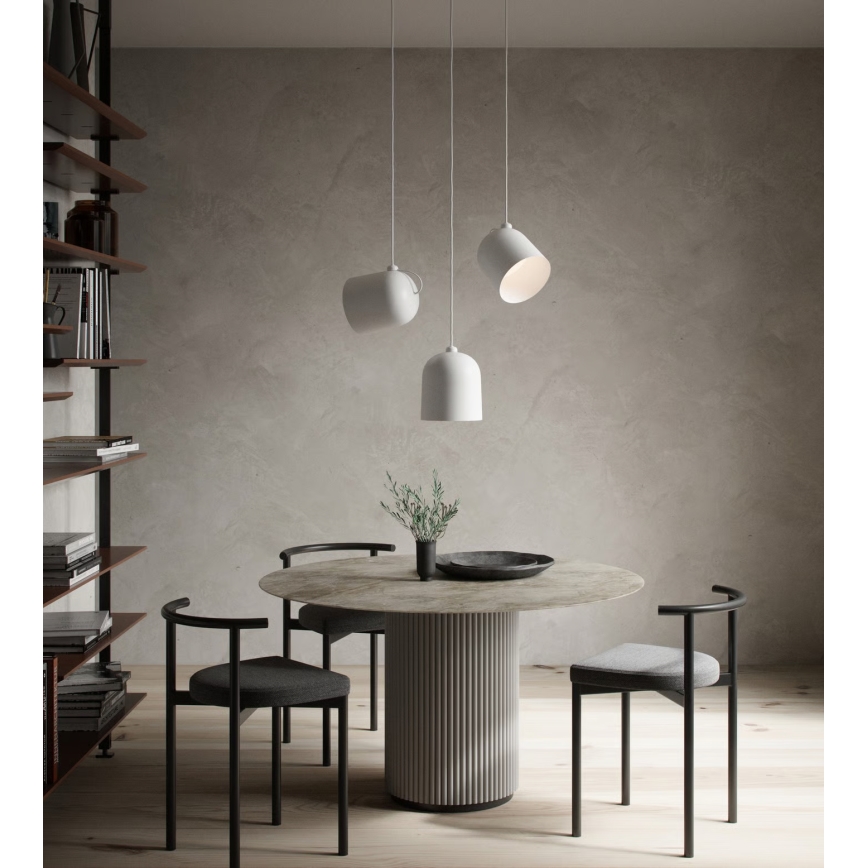 Nordlux - Luster na sajli ANGLE 1xE27/25W/230V bijela